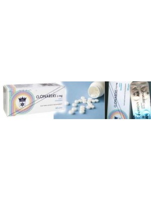 Clonarex 2 mg. 30 tablets